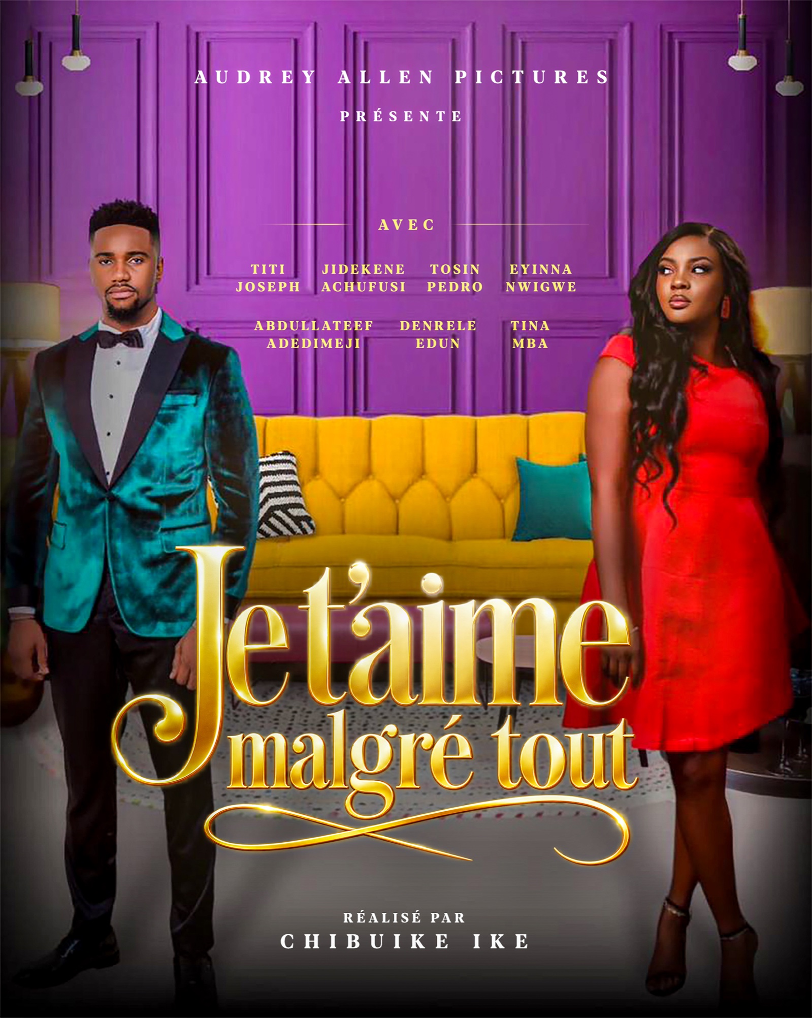 French one-sheet poster for Je t’aime malgré tout